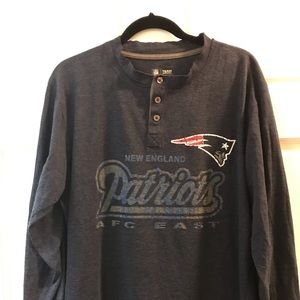 Patriots Long Sleeve Henley